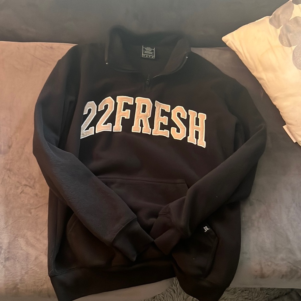 xs 22 fresh half zip hoodie